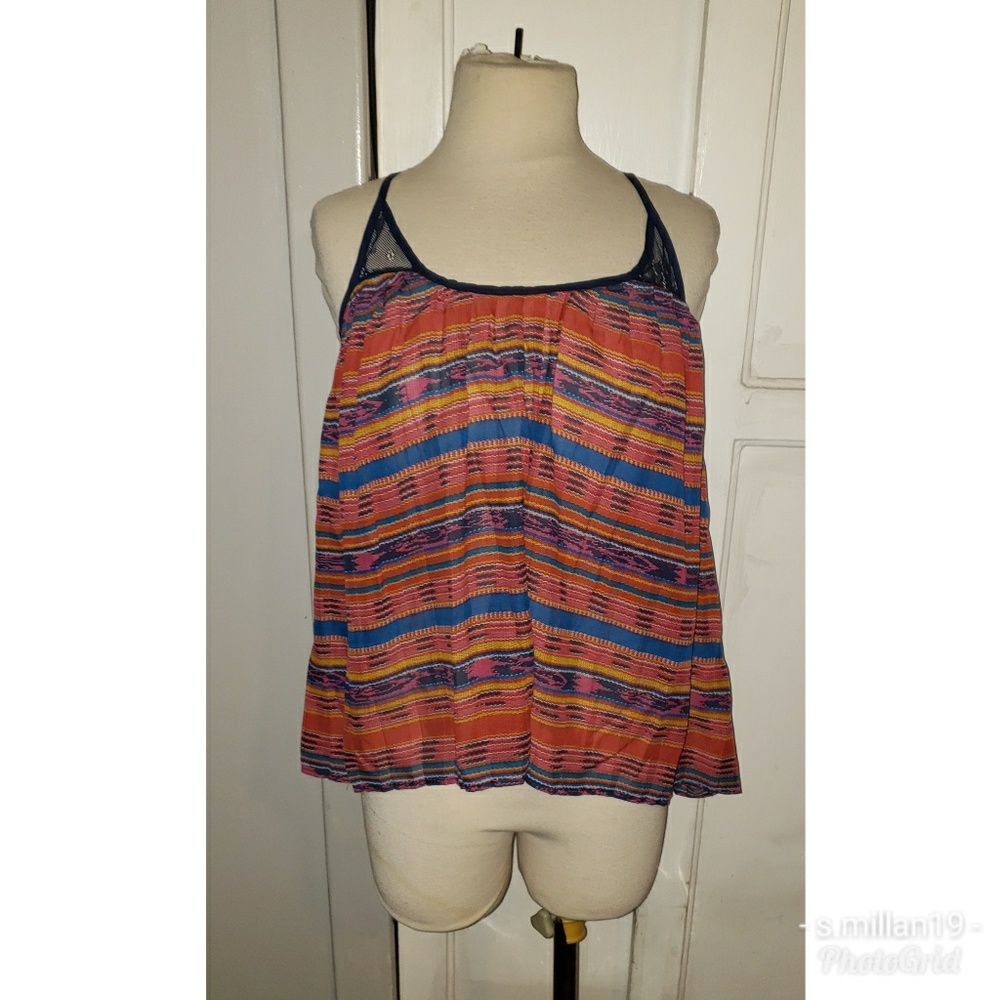 Printed crossbody tunic